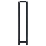 Rack per asciugamano Vidaxl 12.5x12.5x60 cm di ferro nero