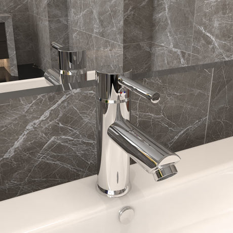 Robinet de lavabo Vidaxx 130x176 mm chromé
