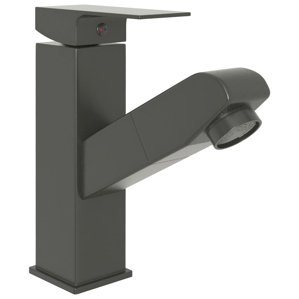 Vidaxl Washbasin Faucet con la función Eagle 157x172 mm de gris