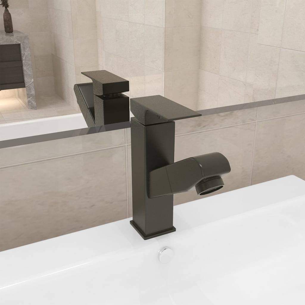 Vidaxl Washbasin Faucet con la función Eagle 157x172 mm de gris