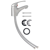 Vidaxl Mixer Tap 13x10 cm Colore en argent