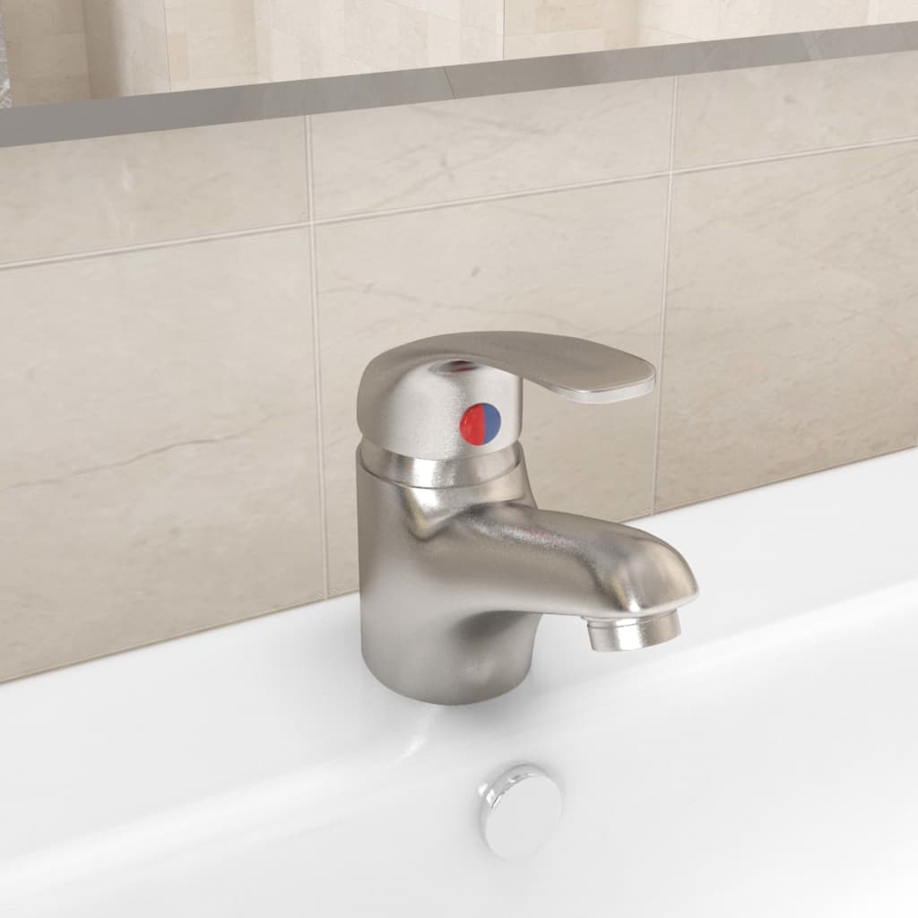 Vidaxl Mixer Tap 13x10 cm Colore en argent