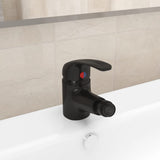 Vidaxl Bidet valve 13x12 cm Black