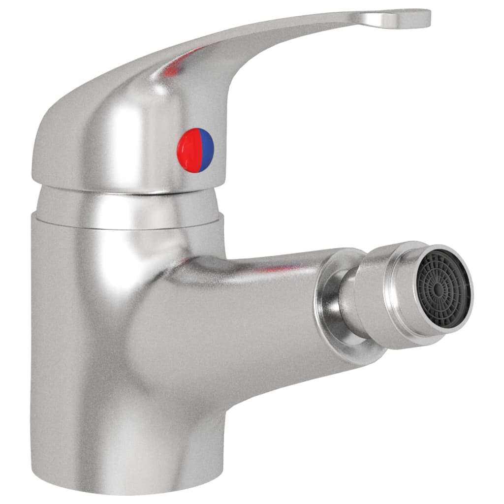 Vidaxl Bidet valve 13x12 cm silver colored