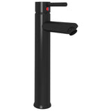 Vidaxl salle de bain mixte père 12x30 cm noir