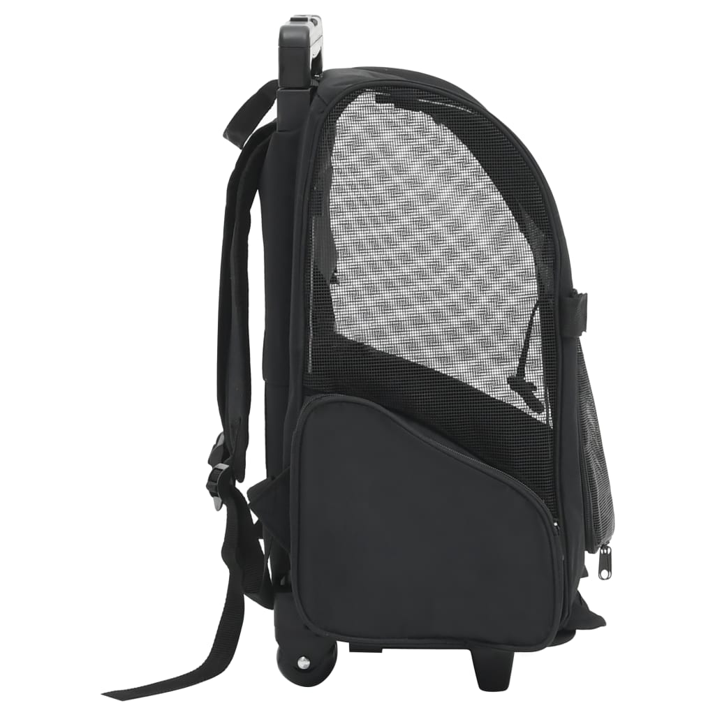 Vidaxl Pet Rolley Black plegable