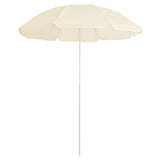 Vidaxl Parasol with steel pole 180 cm sand -colored