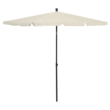 Vidaxl parasol avec poteau 210x140 cm -colored
