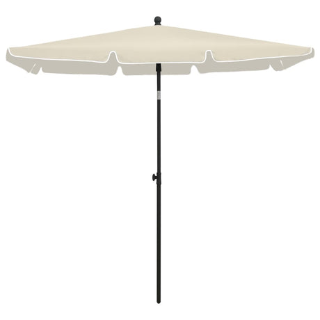Vidaxl parasol avec poteau 210x140 cm -colored