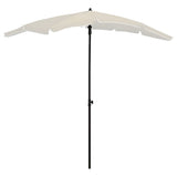 Vidaxl parasol avec Pole 200x130 cm Sable -Colored