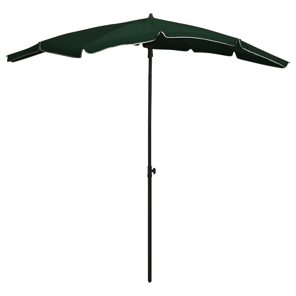 Vidaxl parasol avec Pole 200x130 cm vert