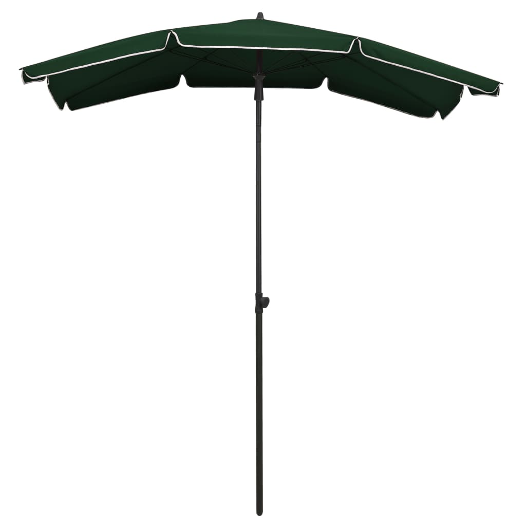 Vidaxl parasol avec Pole 200x130 cm vert