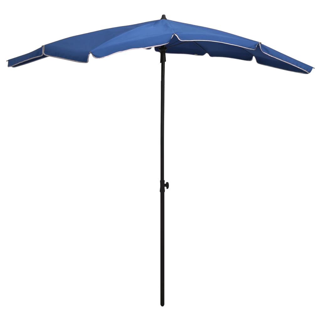 Vidaxl Parasol avec Pole 200x130 cm Azure Bleu