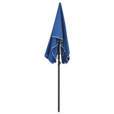 Vidaxl Parasol avec Pole 200x130 cm Azure Bleu