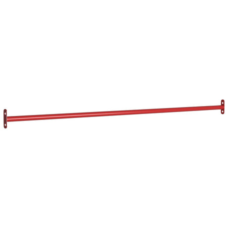 Vidaxl rekkstaks 2 pcs 125 cm en acier rouge