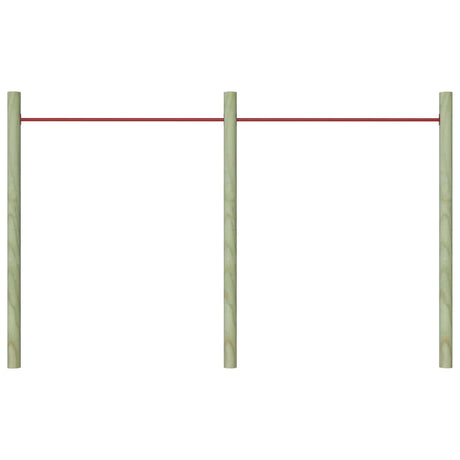 Vidaxl rekkstaks 2 pcs 125 cm en acier rouge