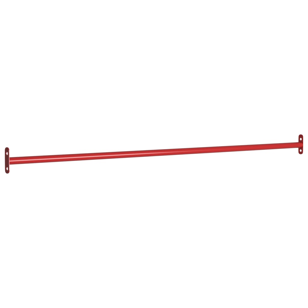 Vidaxl rekkstaks 3 st 125 cm en acier rouge
