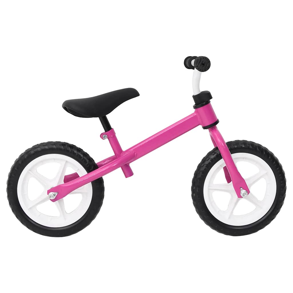 Vidaxl Balance Bike avec des roues de 9,5 pouces roses