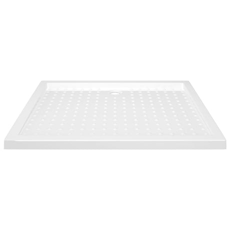 Bac de douche vidaxl avec goujons 80x100x4 cm ABS blanc