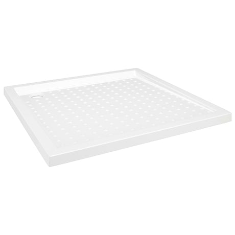 Bac de douche vidaxl avec goujons 90x90x4 cm ABS blanc