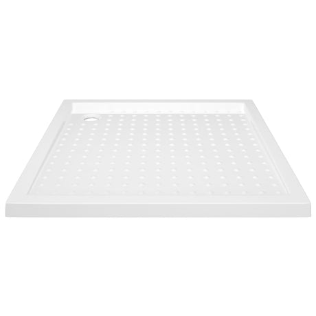 Bac de douche vidaxl avec goujons 90x90x4 cm ABS blanc