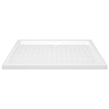 Bac de douche vidaxl avec goujons 70x100x4 cm ABS blanc