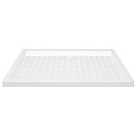Bac de douche vidaxl avec goujons 70x100x4 cm ABS blanc