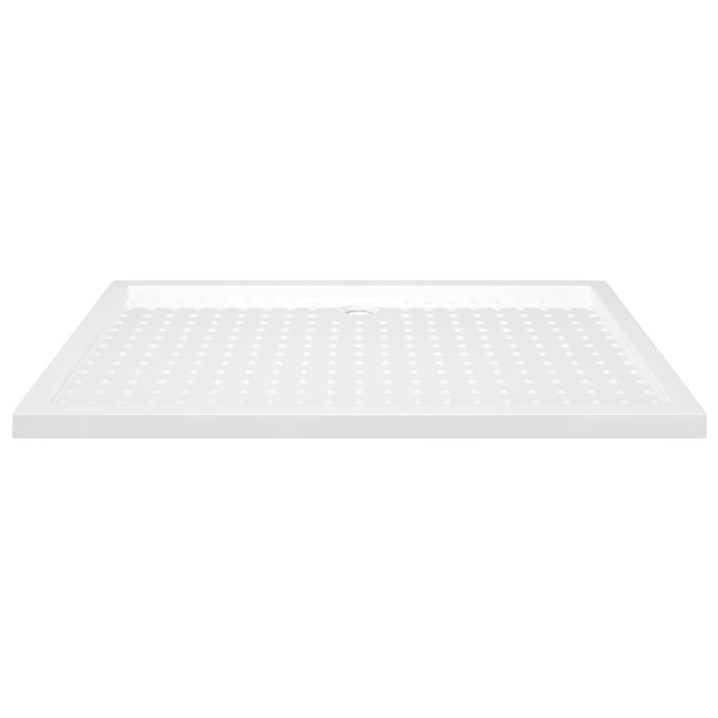 Vidaxl Docho doccia con borchie 80x120x4 cm bianco