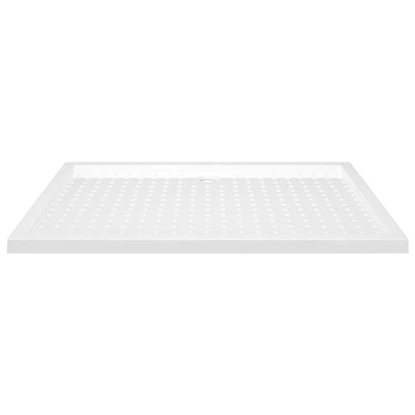Bac de douche vidaxl avec goujons 80x120x4 cm ABS blanc