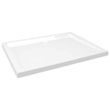Bac de douche vidaxl rectangulaire 80x100 cm Abs