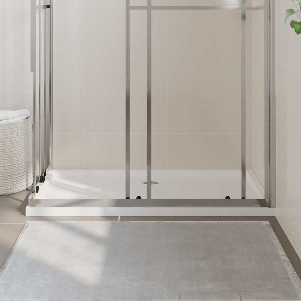 Bac de douche vidaxl rectangulaire 70x120 cm ABS blanc