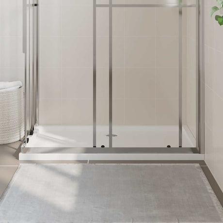 Bac de douche vidaxl rectangulaire 70x120 cm ABS blanc