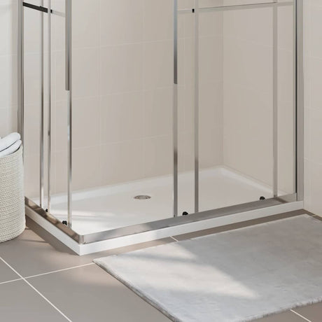Bac de douche vidaxl rectangulaire 70x120 cm ABS blanc