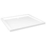 Bac de douche vidaxl rectangulaire 80x90 cm Abs blanc