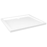 Bac de douche vidaxl rectangulaire 80x90 cm blanc