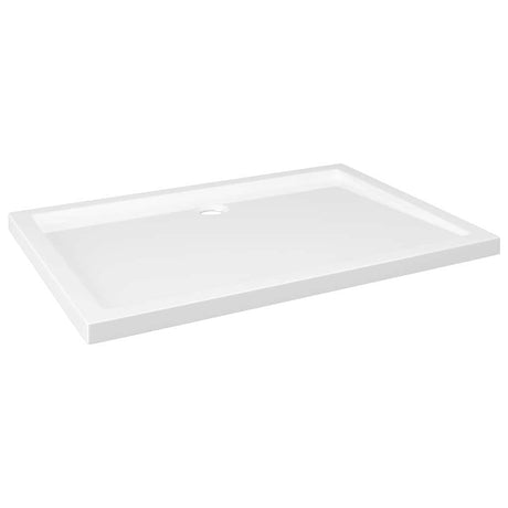 Bac de douche vidaxl rectangulaire 80x110 cm Abs blanc