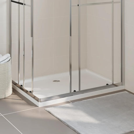 Bac de douche vidaxl rectangulaire 80x110 cm Abs blanc
