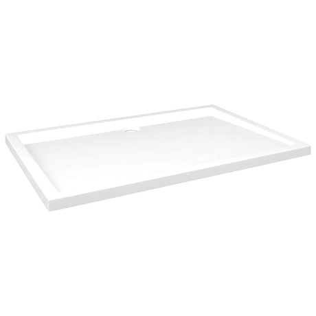 Bac de douche vidaxl rectangulaire 80x120 cm Abs blanc