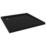 Vidaxl Shower Tray Square 90x90 cm ABS Black
