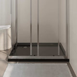 Vidaxl Shower Tray Square 90x90 cm ABS Black