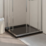 Vidaxl Shower Tray Square 90x90 cm ABS Black