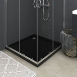 Vidaxl Shower Tray Square 90x90 cm noir