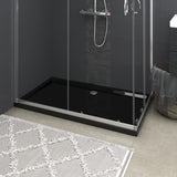 Vidaxl shower tray Rectangular 70x120 cm Black