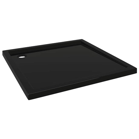 Vidaxl Shower Tray Square 80x80 cm ABS Black