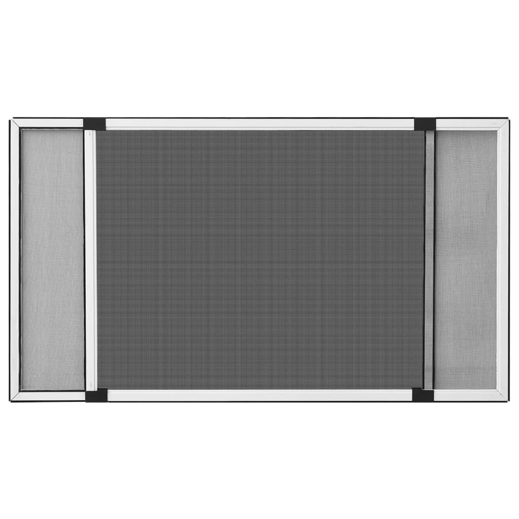 Moustiquaire extensible Vidaxx (75-143)x50 cm blanc