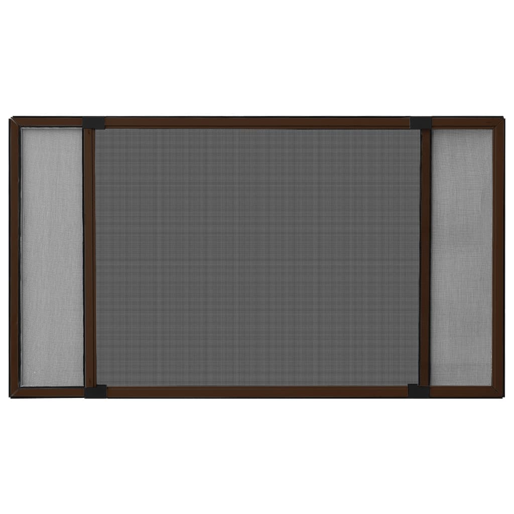 Moustiquaire extensible Vidaxx (75-143)x50 cm marron