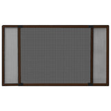 Moustiquaire extensible Vidaxx (75-143)x50 cm marron
