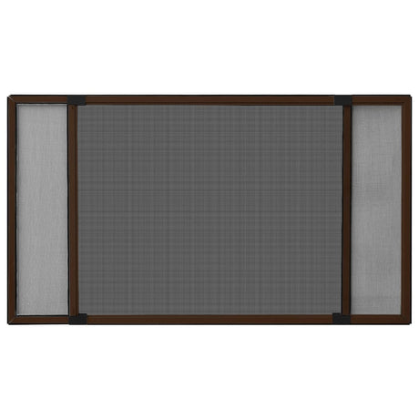 Moustiquaire extensible Vidaxx (100-193)x75 cm marron