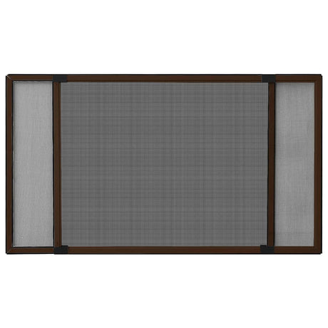 Moustiquaire extensible Vidaxx (100-193)x75 cm marron