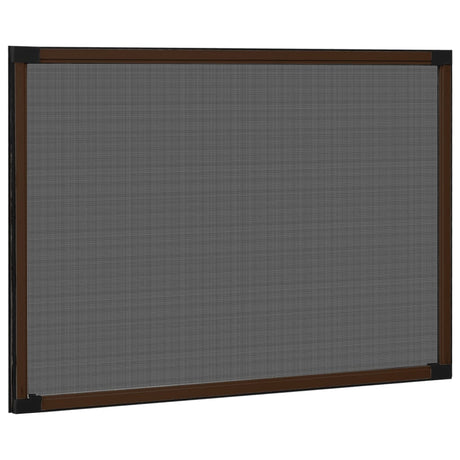Moustiquaire extensible Vidaxx (100-193)x75 cm marron